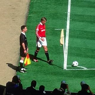 Portrait of David Beckham